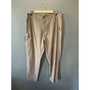 Eddie Bauer Mens Brown Outdoor Nylon Hiking Pants Chino Size XL